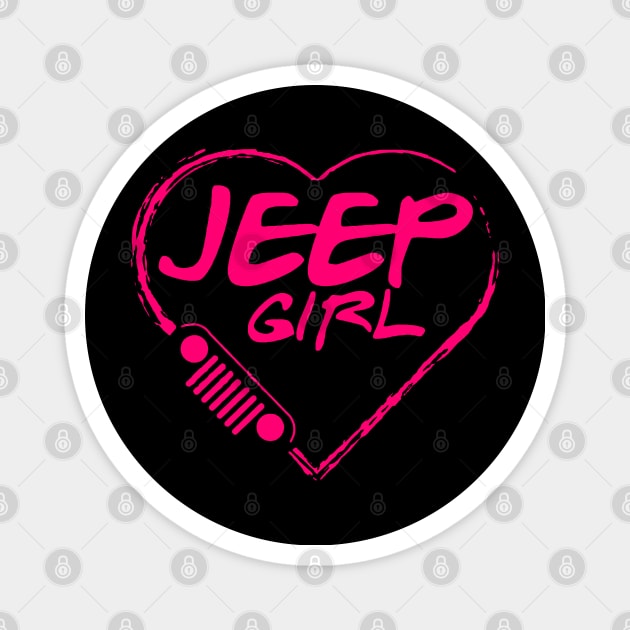 Jeep girl Magnet by kosl20